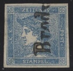 Brody  Blauer Merkur: Type IIIb mit klarem Langstempel "Brody", ...