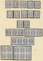 Lot Zeitungsmarken  1867, Zeitungsmarke: 12 Einzelmarken, davon 5x ...