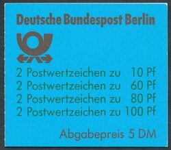 Mi MH 15  1989, Berlin: kpl. Markenheftchen Sehenswürdigkeiten, ...