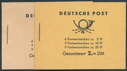 Mi MH 3 a+b  1960, DDR: zwei kpl. Markenheftchen Fünfjahresplan in 2 ...