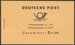 Mi MH 4a2  1962, DDR: kpl. Markenheftchen Ulbricht, Mi-Nr. 4a2 ...