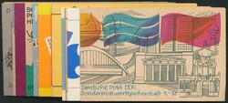 Lot Sondermarken-Heftchen  DDR: 18 verschiedene Sondermarkenheftchen, ...