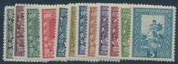 Mi 74-85  1910, Montenegro, Krönung: kompletter Satz postfrisch. ...