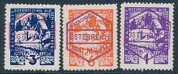 Katschberg  1933, KATSCHBERG: kompletter Satz auf weißem Papier, je ...