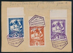 Katschberg  1933, KATSCHBERG: kompletter Satz auf Ausschnitt, je ...