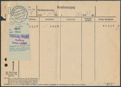5 Belege Steeg  1933/66, fünf Belege von STEEG im Lechtal