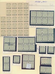 Levante, Lot 14  1886, Levante: zwei Sammlungsblätter der ...