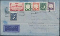Kalabagh-Natters  1954, Flugpostbrief von Kalabagh in Pakistan vom 21 ...