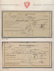 Sammlung Süd-u.Welschtirol  1840/1912, 28-seitige Sammlung "Süd- u. ...