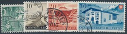 Mi 471-474  1946, Pro Patria: kpl. Satz gestempelt. Michel 471-474