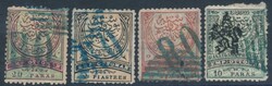 Ostrumelien, Mi 2-4, 15 Ia  1880/85, Ostrumelien: 4 gestempelte Werte ...
