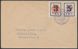 Tiroler Streik-Notpostmarken1923, Tiroler Streiknotpostmarken: Brief ...