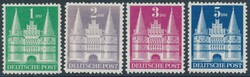 Mi 97-100 II  1948, Bizone: Bauten Markwerte in Type II, postfrisch. ...