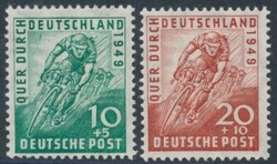 Mi 106-107  1949, Bizone: Radrennen, postfrisch. Michel 106-107
