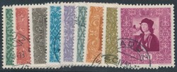 Mi 268-276  1949, Gemälde: kpl. Satz gestempelt. Michel 268-276