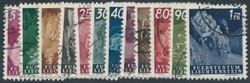Mi 289-300  1951, Landarbeit: kpl. Satz gestempelt. Michel 289-300