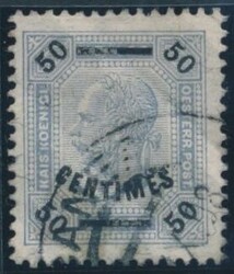 Kreta, 4 A  1903/04, Österr. Post auf Kreta: 50 C graublau, gezähnt ...