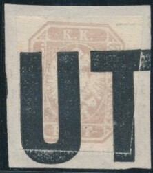 Zeitungsmarke, 29d Zeitungsmarke 1863, 1,05 Kreuzer bräunlichlila ...