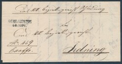 Schladming  1850, "SCHLADMING / 14. NOV.", schwarzer Zweizeiler auf ...