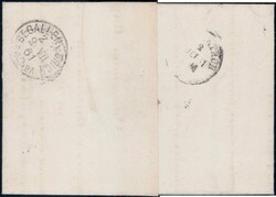 ELGG 1861, 10Rp blau, farbfrisch, vollrandig auf sauberem Brief mit ...