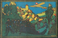 1913, Vorläufer Basel auf offizieller KarteAutomatically generated ...