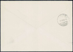 1942, Bundesfeierblock auf sauberem R-Brief von Zürich