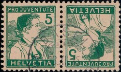 5+5c Pro Juventute, sauber gest. BASEL, Attest Eichele