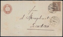 1870, 5c braun auf 5c Tüblibrief (Grenzrayon nach Lindau), ...