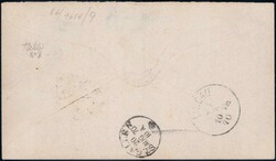 1870, 5c braun auf 5c Tüblibrief (Grenzrayon nach Lindau), ...