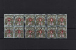 1911/26, Viererblockserie (6), signiert Hunziker