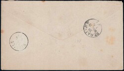 GOSSAU 1873, 5c braun + 10c rot auf 10c Tüblibrief nach ...