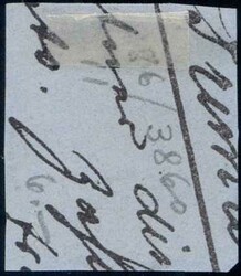 2c grau, Bahnpoststempel BASEL-OLTEN