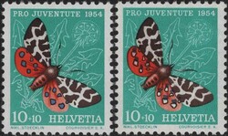 1954, 10c verschobener Blaudruck!Automatically generated translation ...