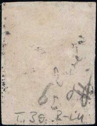 Type 39 B/LU, vollrandig, kleine Stelle nachgefärbt, sehr seltene ...