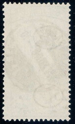 25c tiefblau, tadellose Marke, sauber gestempelt, SBPV Attest, 21'000 ...