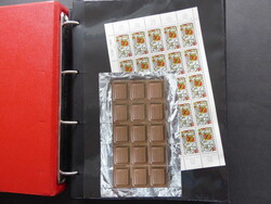 Bogenalbum mit Blocks und Bogenware, dabei auch ...