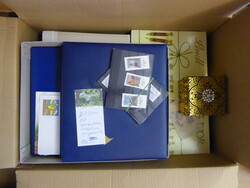 Schweiz-Posten in 2 Boxen, dabei Stempel, Kehrdrucke, Bündeliware, ...