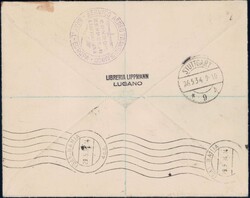 Marokko Agencies 1934, 1. Südamerikafahrt ab Friedrichshafen bis ...