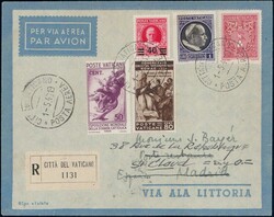 1940, zensurierter Luftpostbrief mit guter FrankaturAutomatically ...