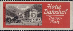 Davos-Platz Hotel Bahnhof 1904, Vignette