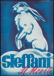 St. Moritz Hotel Steffani 1928, Koffer-VignetteAutomatically ...