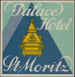St. Moritz Hotel Hotel Palace 1900, VignetteAutomatically generated ...
