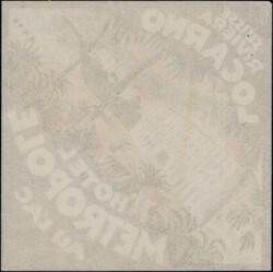 Locarno Hotel Metropole 1915, Koffer-VignetteAutomatically generated ...