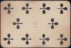 Bex Thermalquelle ca. 1900, Spielkarte mit ungewöhnlicher Werbung