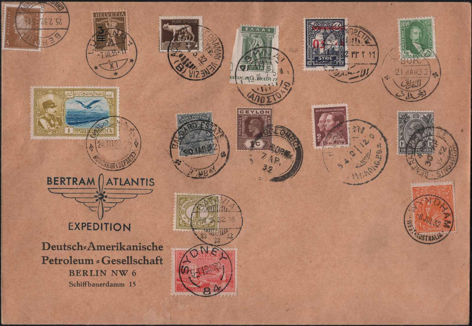 1932, Betram Atlantis Expredition mit JU W33 D-1925, Pilot Hans ...