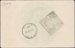 Frankreich 1937, Air France Weltrundflug ab Paris via Natal, New York ...