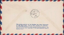 Canada 1933, 3 Erstflüge Natashquan-St. Pierre / Seven Islands, St. ...