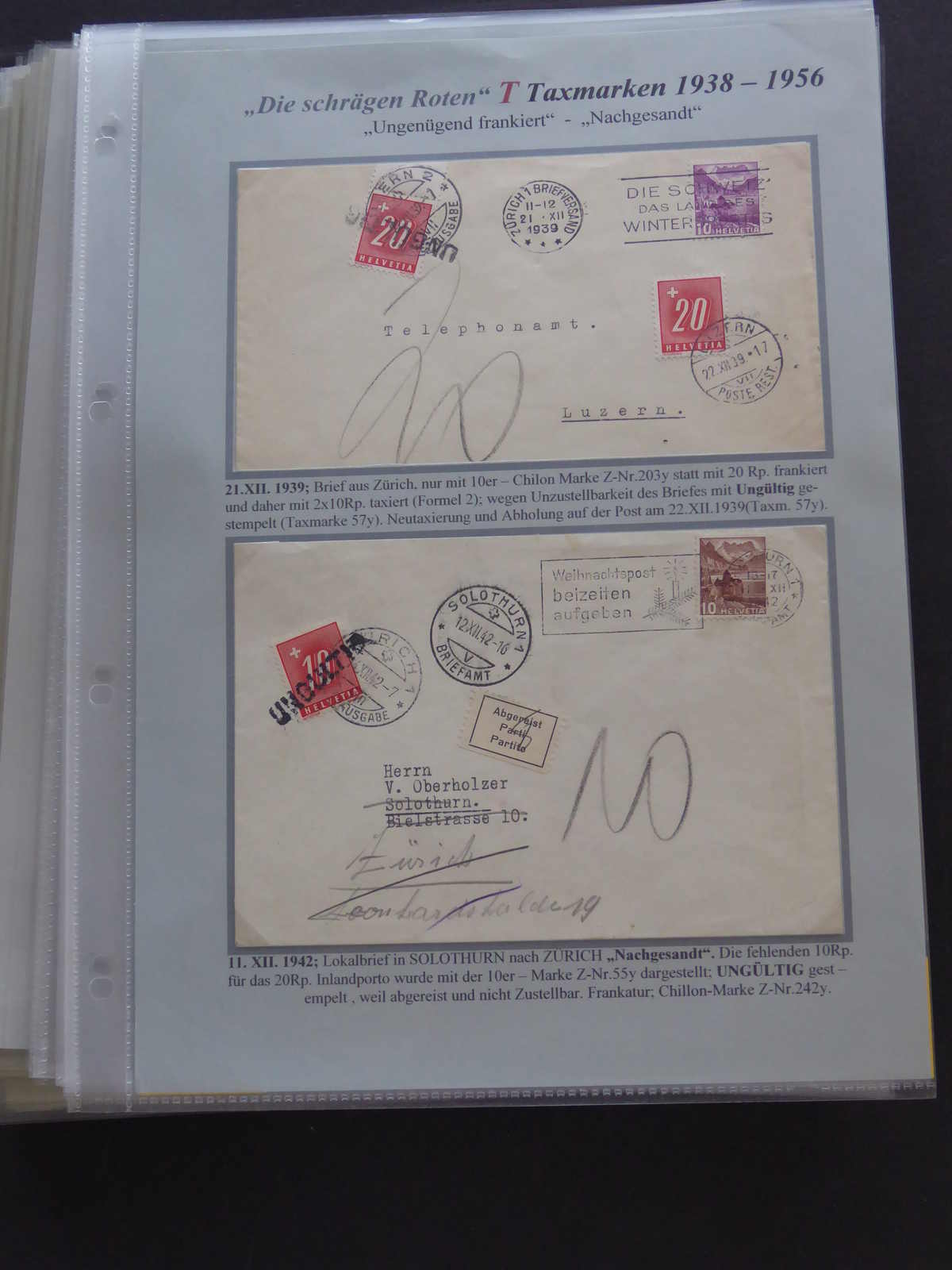 Image 2 for lot number 302 for 14. Pilatusmail-Auktion