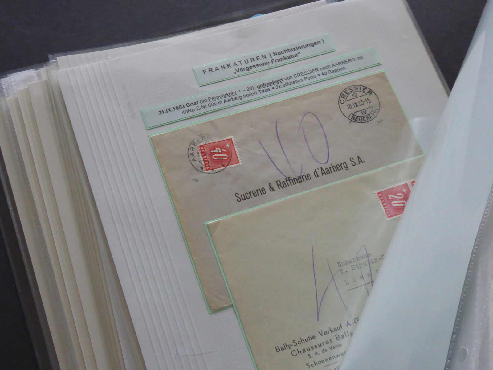 Image 3 for lot number 302 for 14. Pilatusmail-Auktion