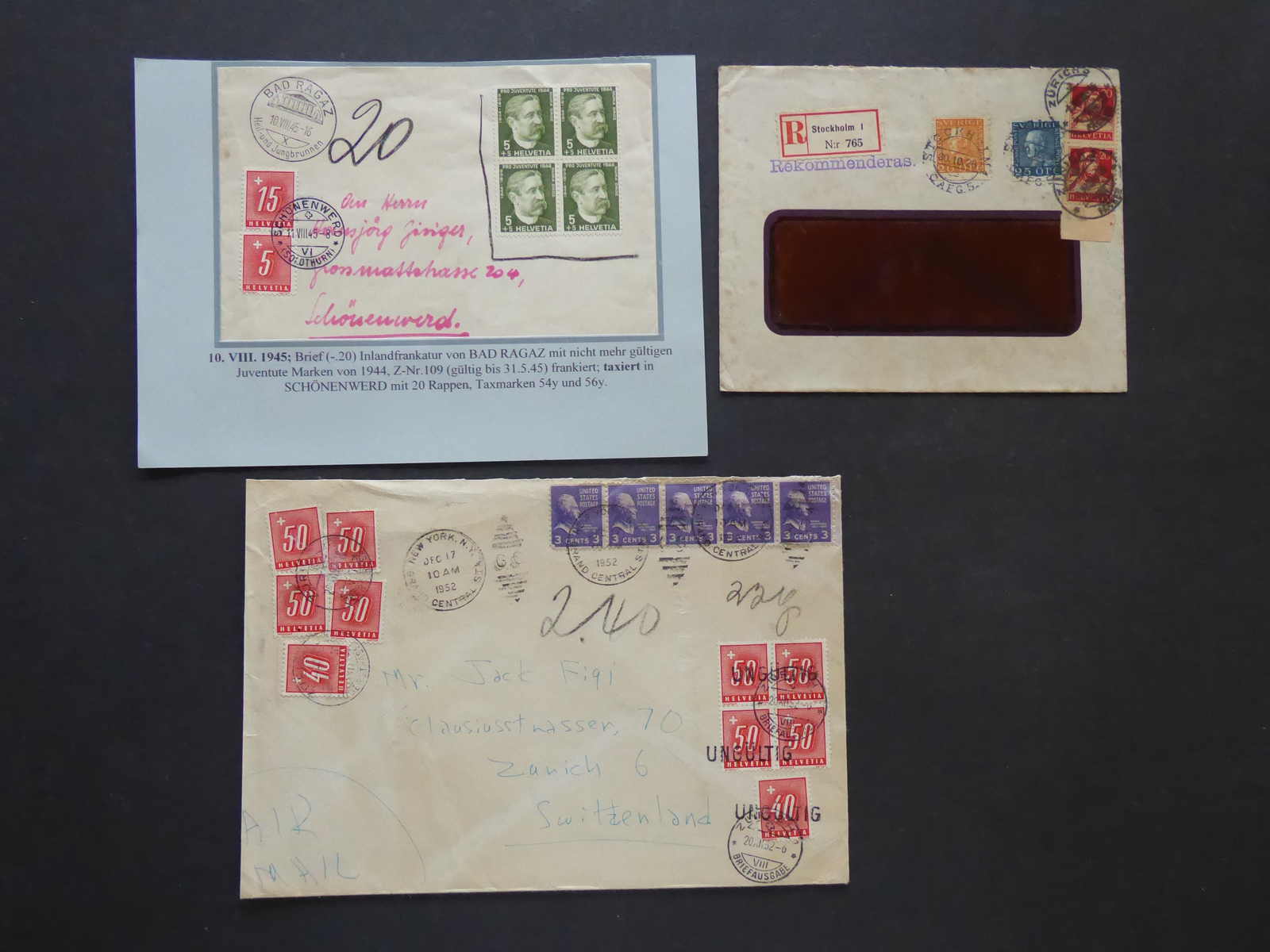 Image 6 for lot number 302 for 14. Pilatusmail-Auktion